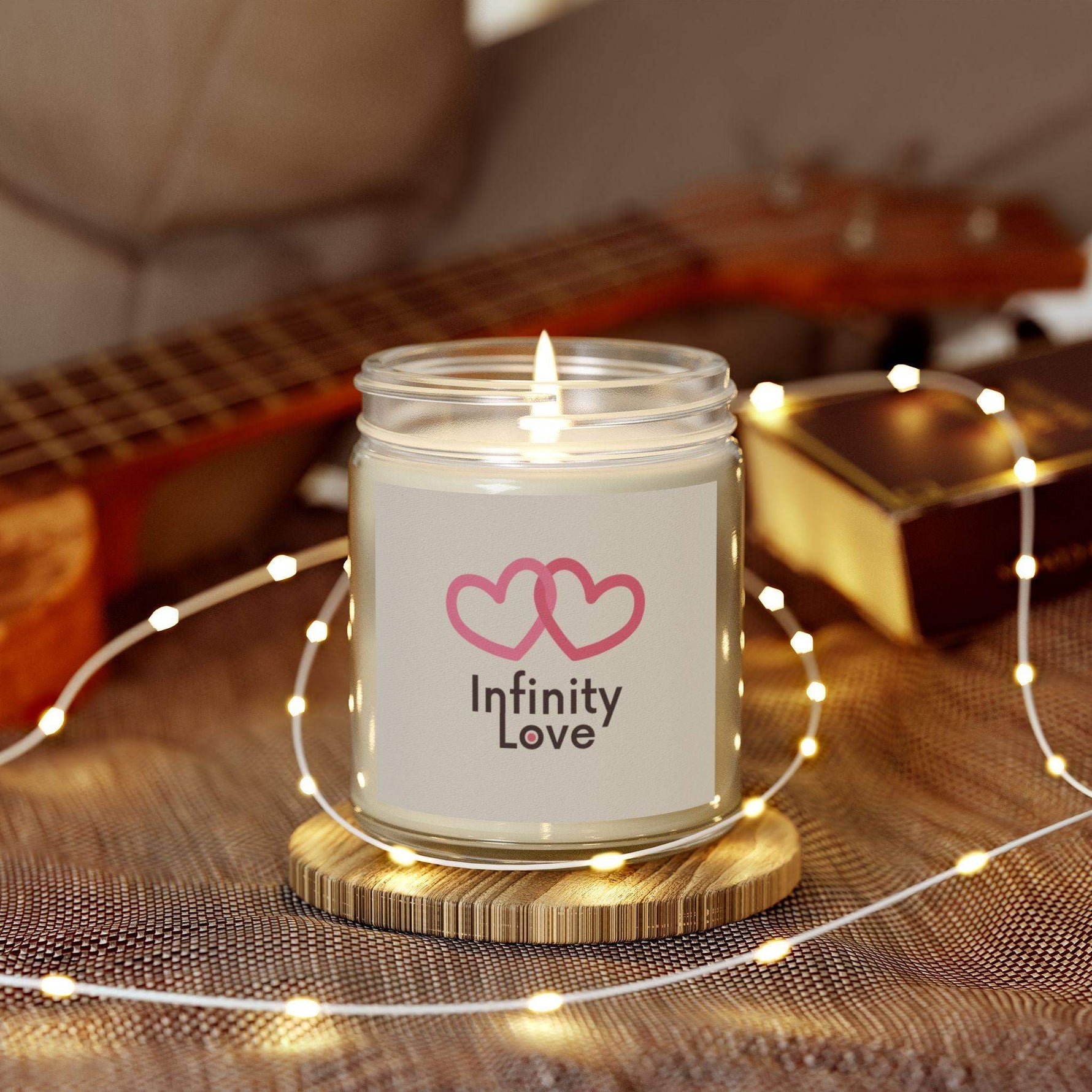 Infinity Love Personalized Tin Candle – Custom Scented Gift, Eternal Love Keepsake, Romantic Candle for Couples, Anniversaries & Special Moments - Cocoon Candles