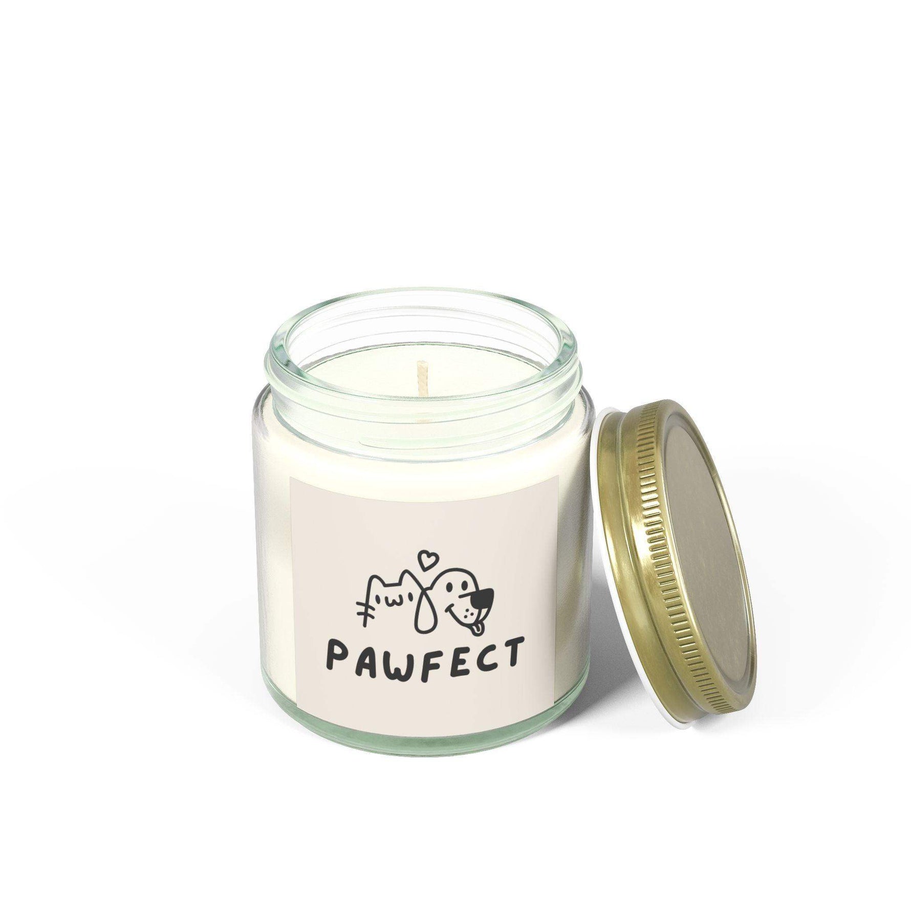 Pawfect Personalized Tin Candle – Custom Scented Candle Gift for Pet Lovers, Adorable Keepsake for Dog & Cat Parents - Cocoon Candles