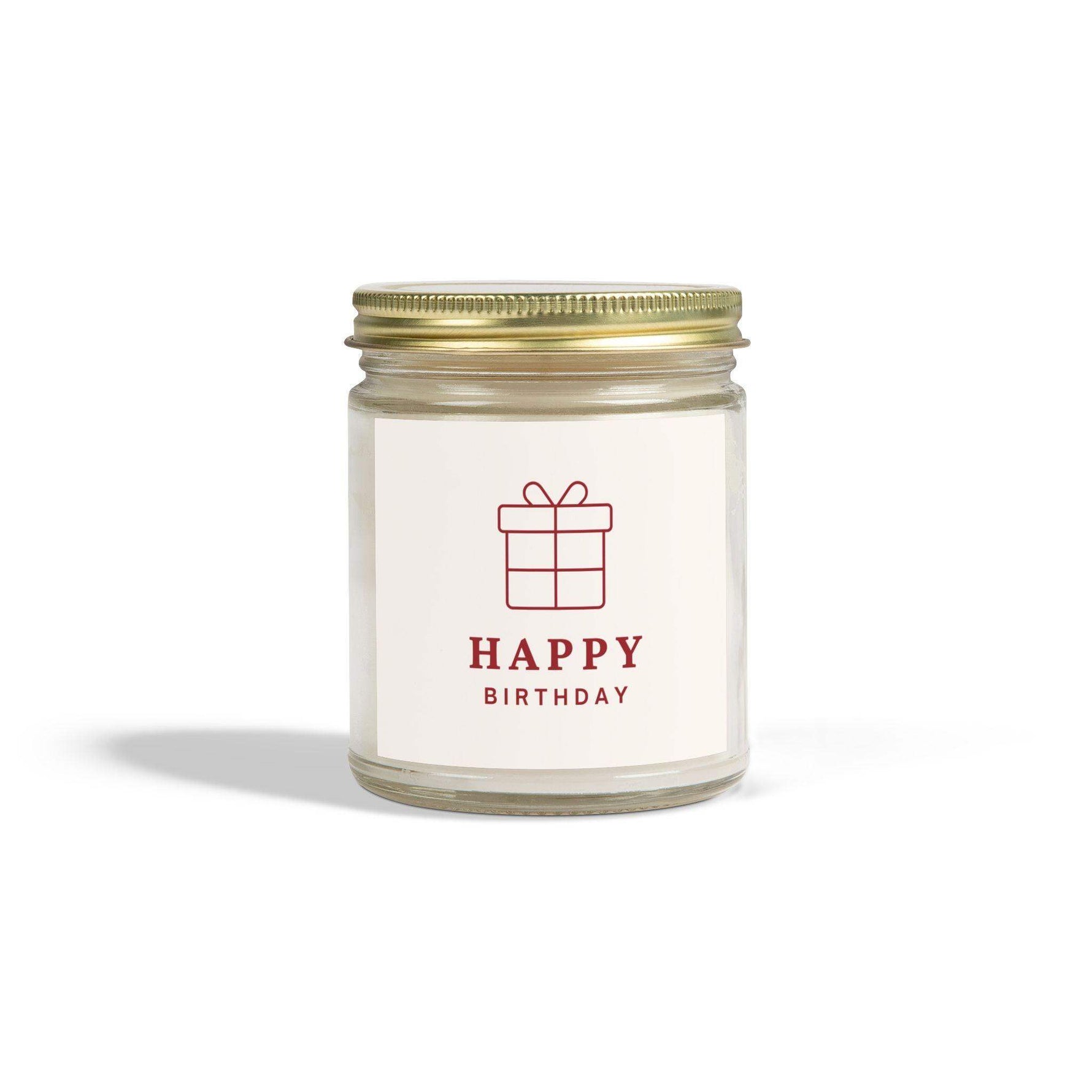 Happy Birthday Decorative Candles Housewarming Gift, Coconut Apricot Soy Wax Unique Candles Holiday Gift, Handmade Luxury Scented Candles - Cocoon Candles