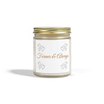 Forever and Always Scented Candle, Coconut Apricot Wax Candle, 4oz 9oz Amber & Clear Vessels with Gold Lid, 20-50 Hr Burn 9 Luxurious Scent - Cocoon Candles