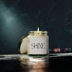 Shine Design Scented Candles, Coconut Apricot Wax Candles, Gold Lid Amber & Clear Vessels Candles, Decorative Candles Housewarming Gift - Cocoon Candles