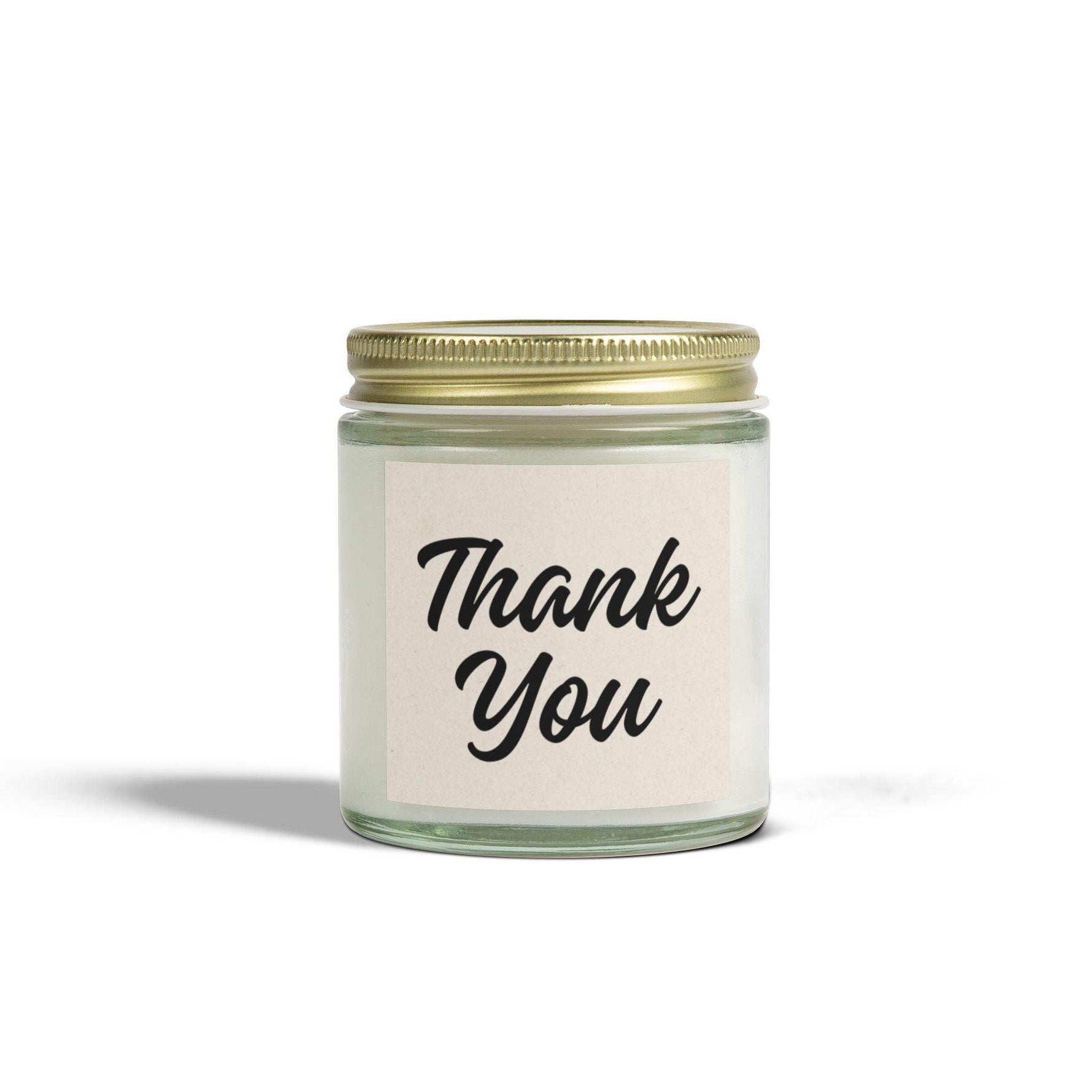 Thank You Personalized Tin Candle – Custom Scented Candle Gift, Appreciation Keepsake for Special Occasions, Thoughtful Gift for Friends & Family - Cocoon Candles