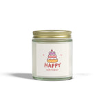 Happy Birthday Cake Unique Candles, Coconut Apricot Soy Wax Unique Candles Housewarming Gift, Handmade Luxury Scented Candles Home Decor - Cocoon Candles