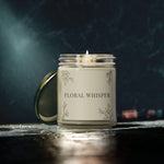 Floral Whisper Scented Candle for Home, Coconut Apricot Wax Aromatherapy Candle, Holiday Unique Candle, 4oz and 9oz Decorative Candle - Cocoon Candles