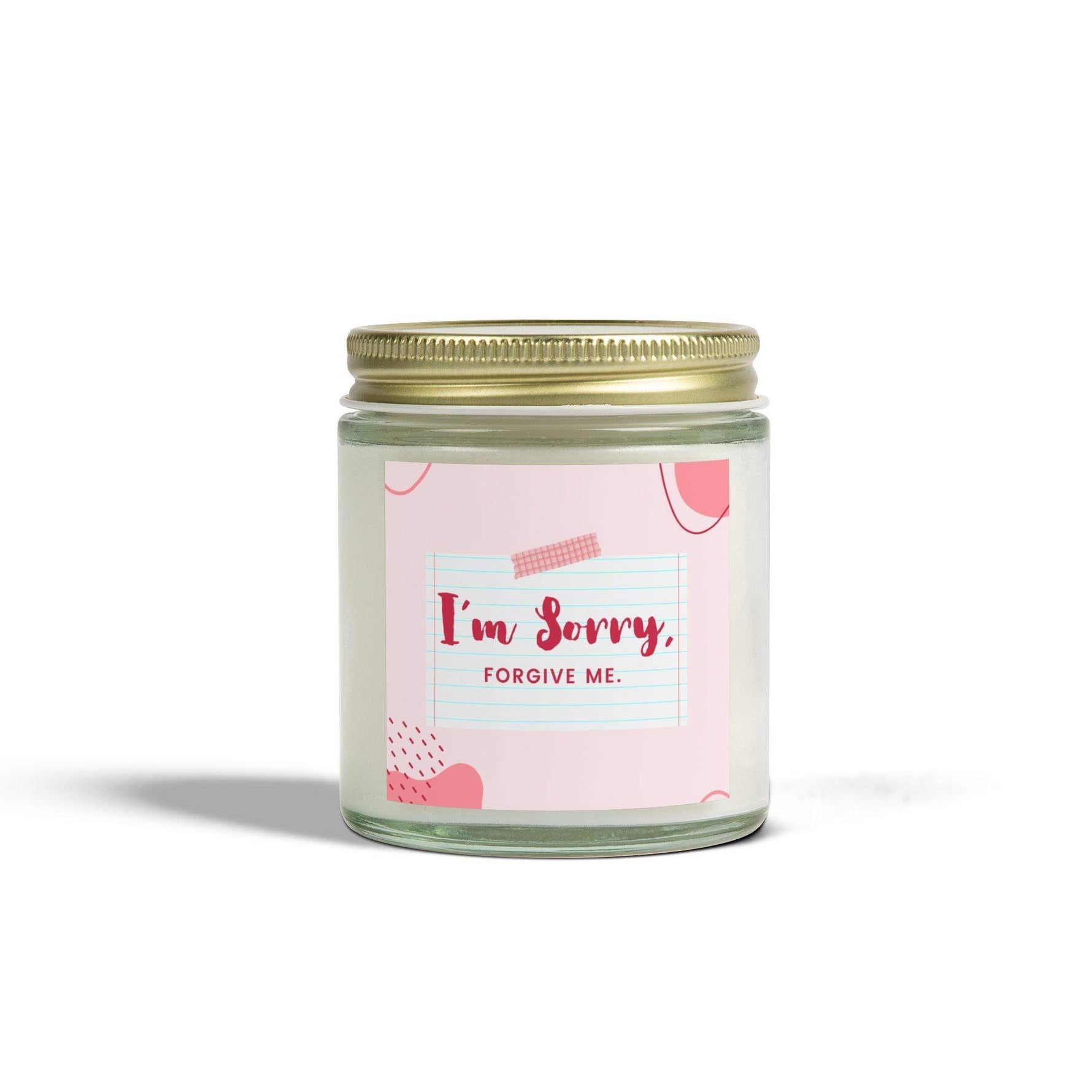 I Am Sorry Forgive Me Romantic Candle for Couples, Coconut Apricot Wax Candle, Scented Candle for Home Decor, Valentine's Day Gift Candle - Cocoon Candles