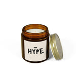 Hype Personalized Tin Candle – Custom Bold Scented Candle Gift, Modern Design for Celebrations, Motivational Decor & Unique Keepsake - Cocoon Candles