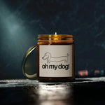 Oh My Dog! Personalized Tin Candle – Custom Scented Gift for Dog Lovers, Pet Parent Keepsake, Fun & Adorable Decor - Cocoon Candles