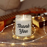 Thank You Personalized Tin Candle – Custom Scented Candle Gift, Appreciation Keepsake for Special Occasions, Thoughtful Gift for Friends & Family - Cocoon Candles