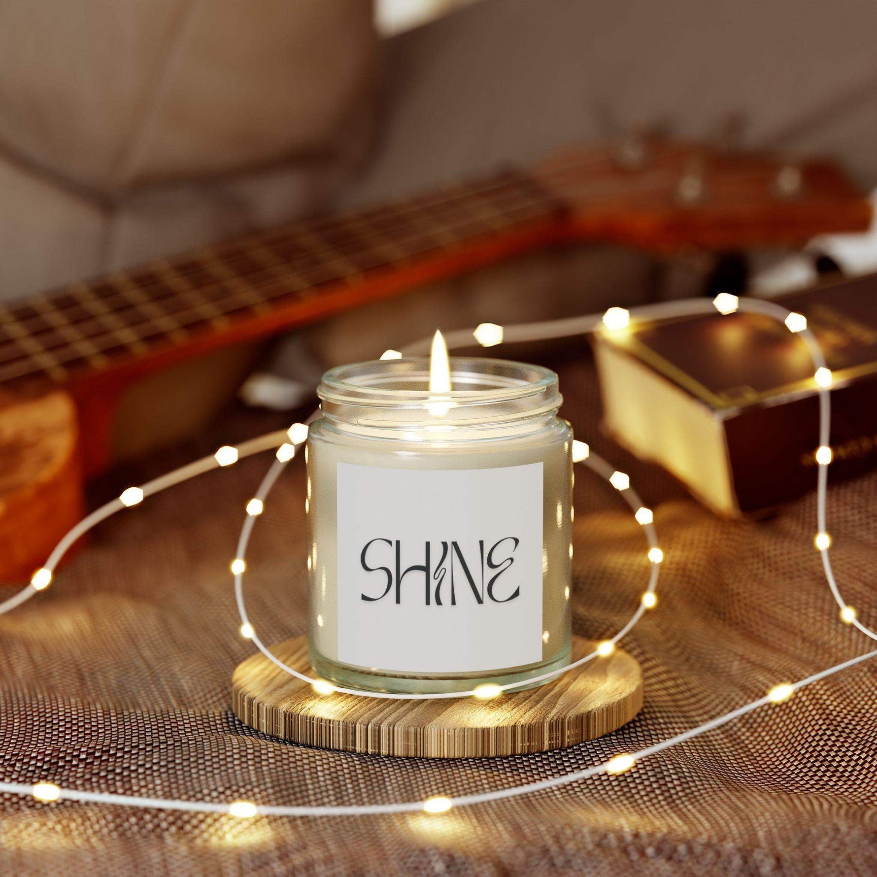 Shine Design Scented Candles, Coconut Apricot Wax Candles, Gold Lid Amber & Clear Vessels Candles, Decorative Candles Housewarming Gift - Cocoon Candles