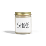 Shine Design Scented Candles, Coconut Apricot Wax Candles, Gold Lid Amber & Clear Vessels Candles, Decorative Candles Housewarming Gift - Cocoon Candles