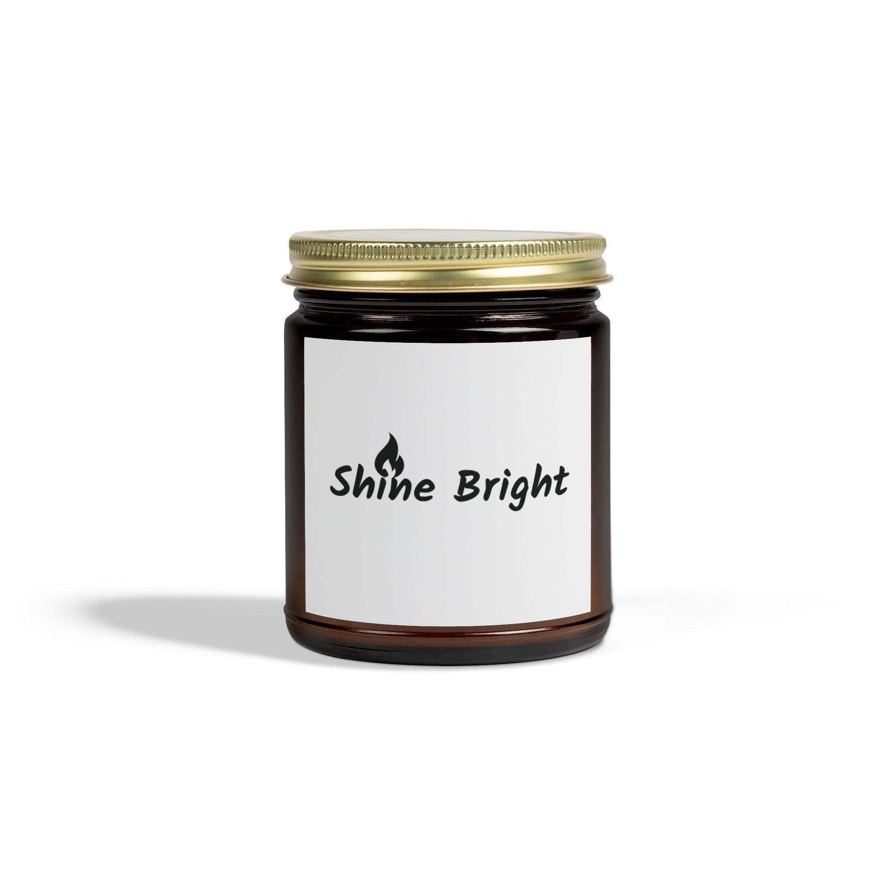 Shine Bright Personalized Tin Candle – Custom Inspirational Gift, Scented Candle for Home Décor, Uplifting Motivational Gift, Elegant Minimalist Design - Cocoon Candles