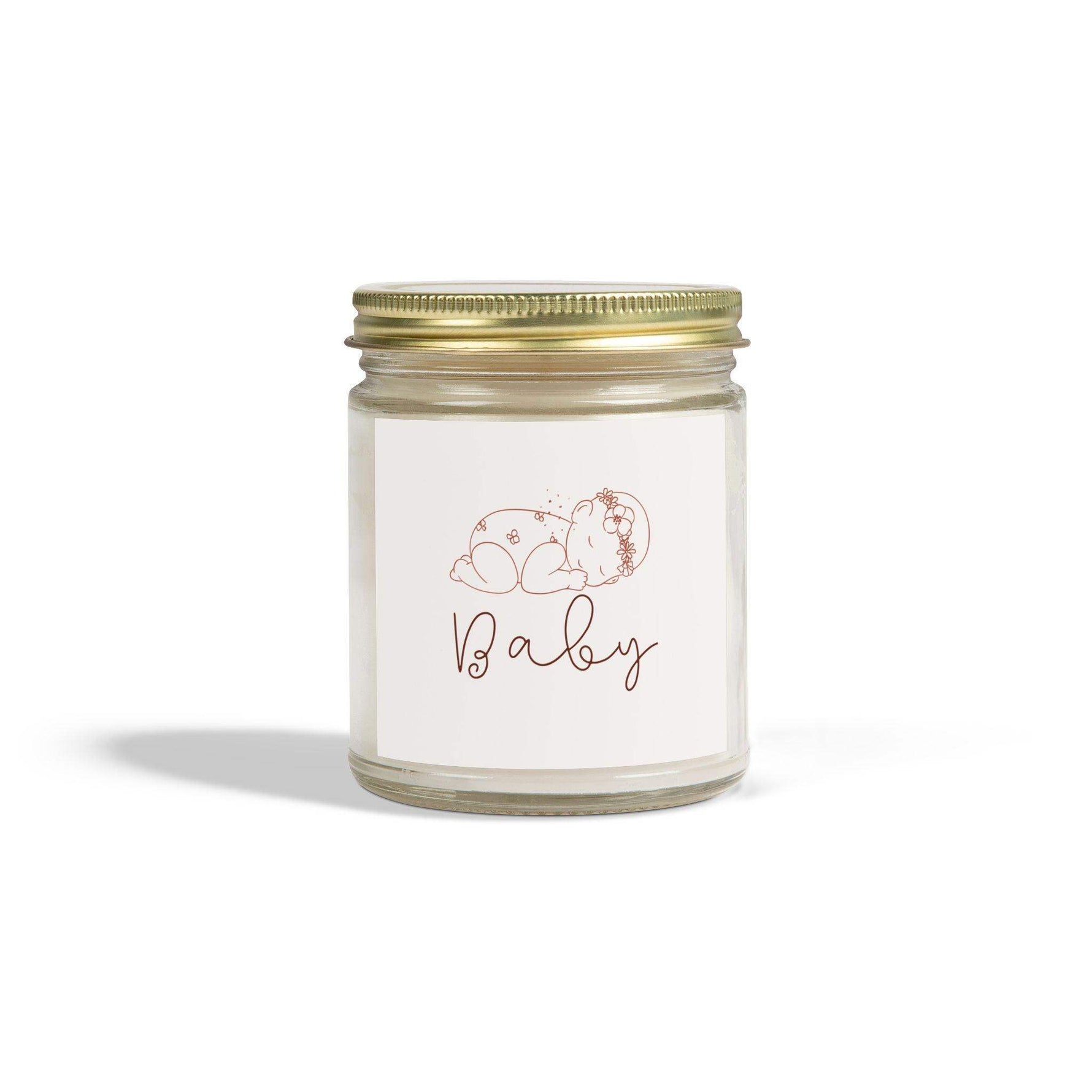 Baby Aromatherapy Candle, Coconut Apricot Wax Scented Candle, Reusable Amber Jar Burn-Time 20 to 50 Hours Candle, Eco-Friendly Home Decor - Cocoon Candles