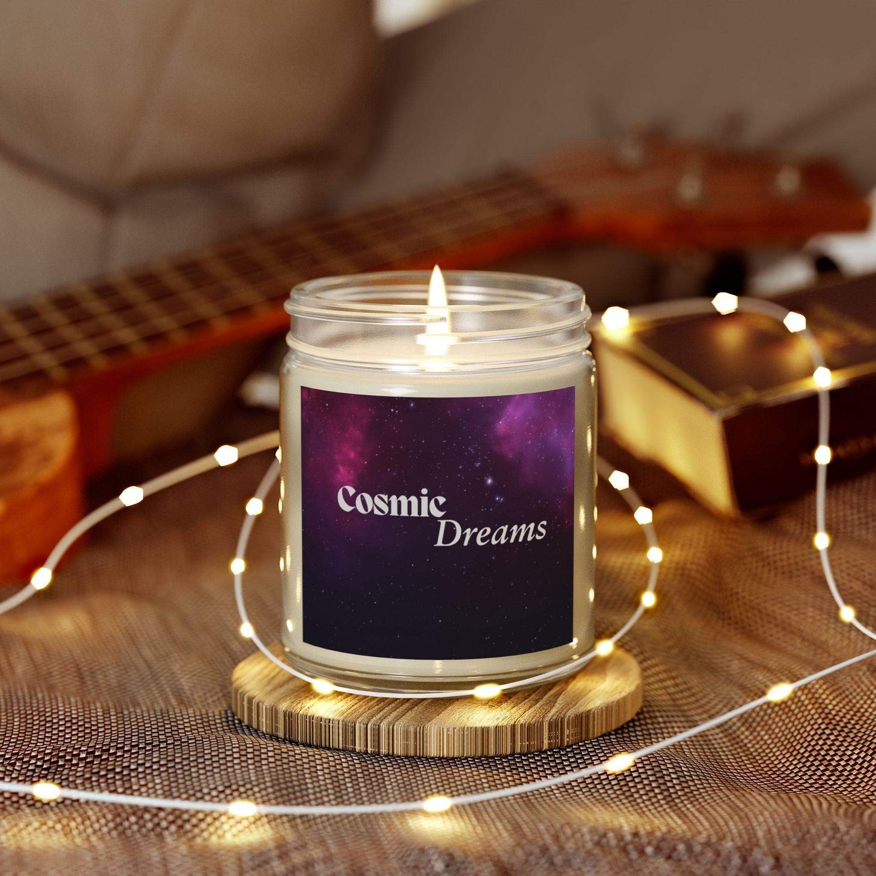 Cosmic Dream Candle, Aromatherapy Coconut Apricot Wax Candle, Scented Candle Gift for Home Decoration, 4oz and 9oz Decorative Candle - Cocoon Candles