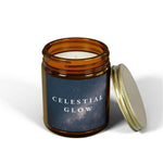 Celestial Glow Aromatherapy Candle for Home Decor, 4oz and 9oz Coconut Apricot Wax Candle, Decorative Scented Candle, Unique Festive Candle - Cocoon Candles