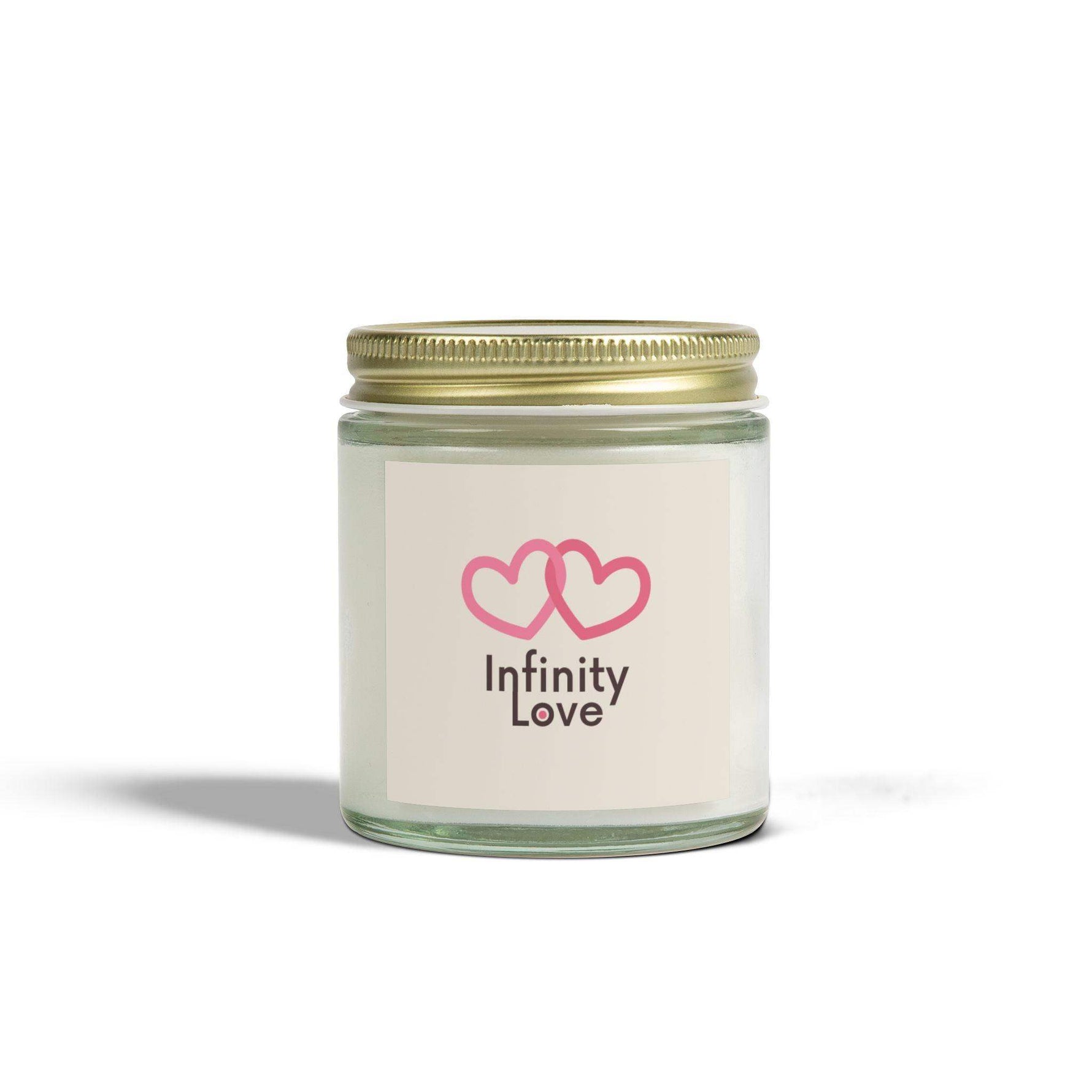 Infinity Love Personalized Tin Candle – Custom Scented Gift, Eternal Love Keepsake, Romantic Candle for Couples, Anniversaries & Special Moments - Cocoon Candles