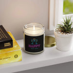 Wine Glass Happy New Year Aromatherapy Candles, Coconut Apricot Wax Scented Candles, Eco-Friendly Home Decoration, Party Decorative Candles - Cocoon Candles