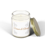 Forever and Always Scented Candle, Coconut Apricot Wax Candle, 4oz 9oz Amber & Clear Vessels with Gold Lid, 20-50 Hr Burn 9 Luxurious Scent - Cocoon Candles