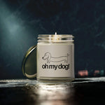 Oh My Dog! Personalized Tin Candle – Custom Scented Gift for Dog Lovers, Pet Parent Keepsake, Fun & Adorable Decor - Cocoon Candles