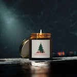 Christmas Tree Decorative Candles Housewarming Gift, Handmade Luxury Scented Candles, Coconut Apricot Soy Wax Unique Candles Holiday Gift - Cocoon Candles