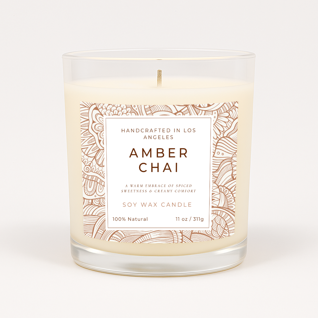 Amber Chai – Cinnamon Vanilla Soy Candle