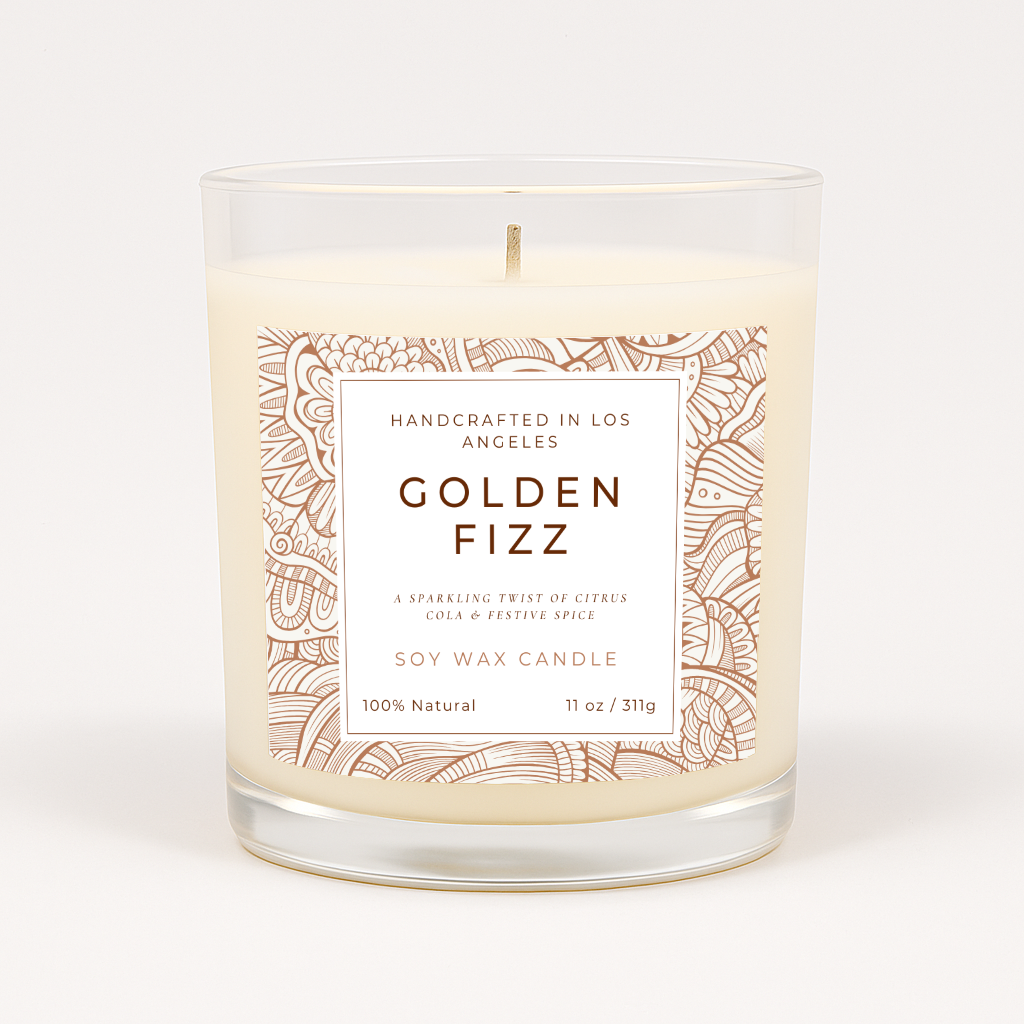 Golden Fizz – Holiday Spice Soy Candle