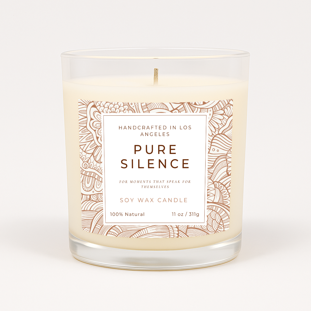 Pure Silence – Unscented Soy Candle