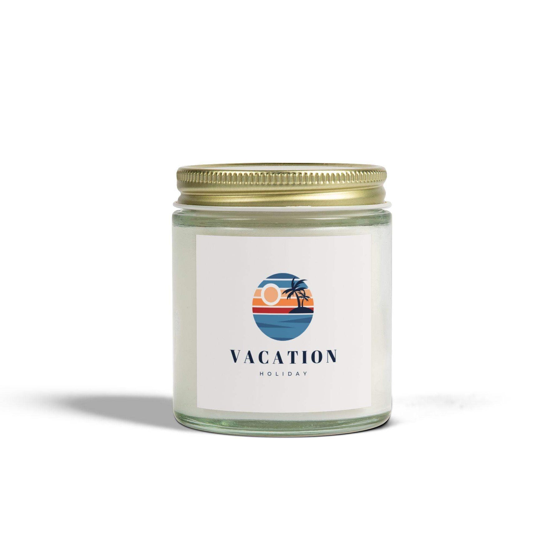 Vacation Holiday Personalized Tin Candle – Custom Scented Candle Gift, Travel-Inspired Keepsake, Perfect for Relaxation & Getaway Vibes - Cocoon Candles