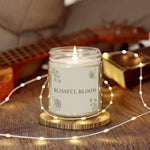 Blissful Bloom Aromatherapy Candle for Home Decor, 4oz and 9oz Coconut Apricot Wax Candle, Holiday Unique Candle, Decorative Scented Candle - Cocoon Candles