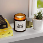 Feel Good Personalized Tin Candle – Custom Scented Candle Gift, Relaxing Aromatherapy for Positivity, Wellness, and Self-Care - Cocoon Candles