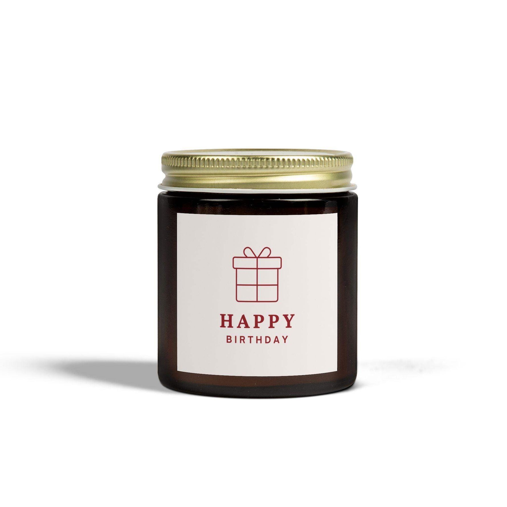 Happy Birthday Decorative Candles Housewarming Gift, Coconut Apricot Soy Wax Unique Candles Holiday Gift, Handmade Luxury Scented Candles - Cocoon Candles