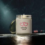 Infinity Love Personalized Tin Candle – Custom Scented Gift, Eternal Love Keepsake, Romantic Candle for Couples, Anniversaries & Special Moments - Cocoon Candles