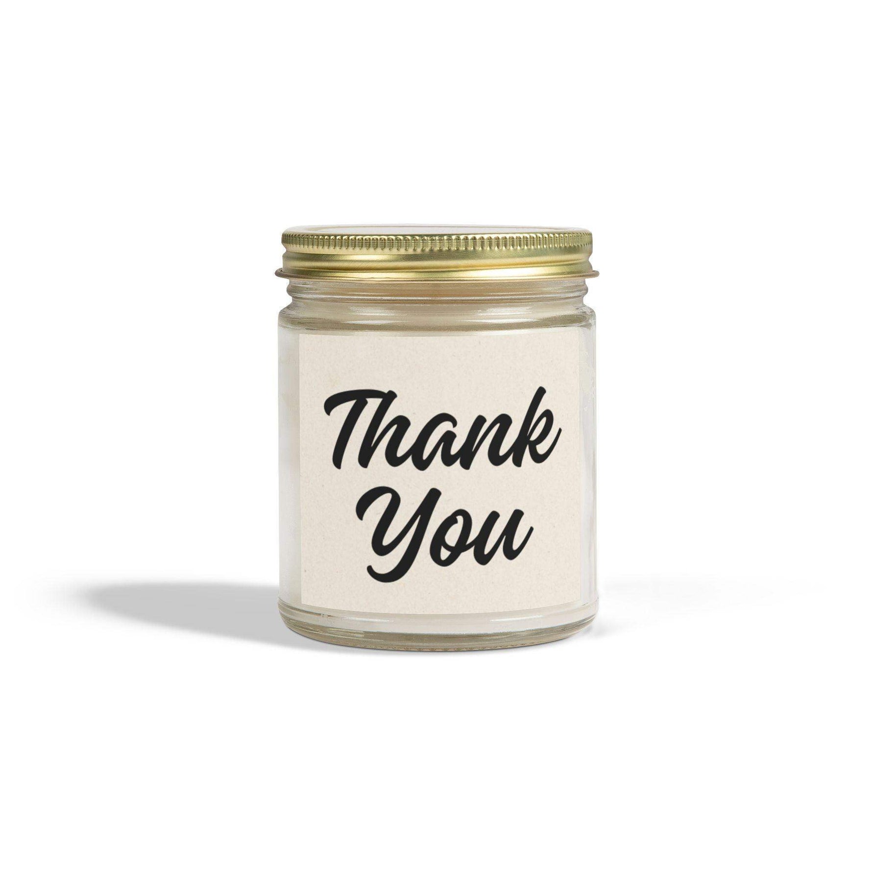 Thank You Personalized Tin Candle – Custom Scented Candle Gift, Appreciation Keepsake for Special Occasions, Thoughtful Gift for Friends & Family - Cocoon Candles