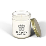 Happy Birthday Unique Candles, Coconut Apricot Soy Wax Unique Candles Housewarming Gift, Handmade Luxury Scented Candles Home Decor - Cocoon Candles