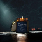 Dreamer Scented Candle, Coconut Apricot Wax Candle, 4oz & 9oz Long-Lasting Burn Candle, 9 Scents Clear Vessel with Gold Lid Candle Cozy Gift - Cocoon Candles