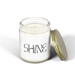 Shine Design Scented Candles, Coconut Apricot Wax Candles, Gold Lid Amber & Clear Vessels Candles, Decorative Candles Housewarming Gift - Cocoon Candles