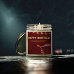 Happy Birthday Aromatherapy Candle for Home Decor, 4oz and 9oz Coconut Apricot Wax Candle, Unique Festive Candle, Decorative Scented Candle - Cocoon Candles