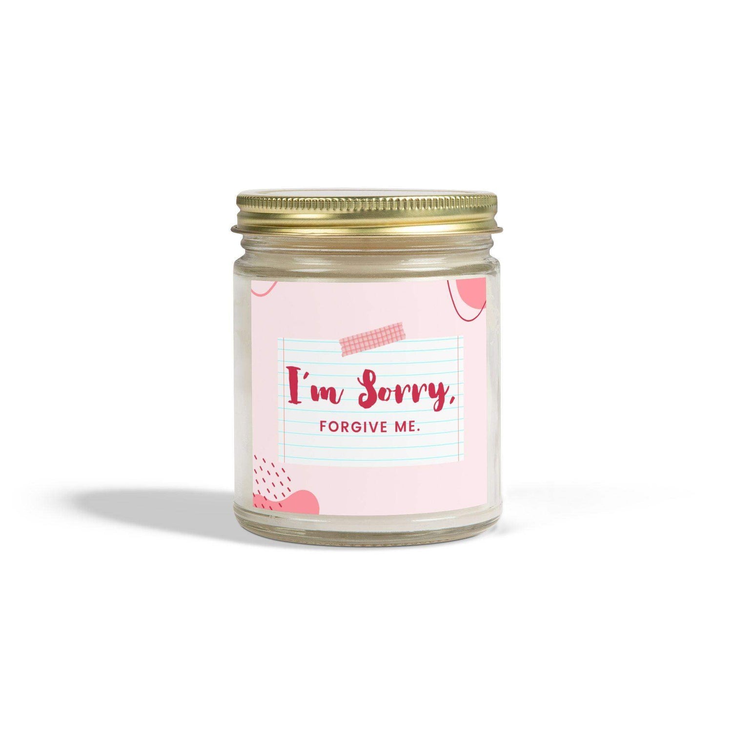 I Am Sorry Forgive Me Romantic Candle for Couples, Coconut Apricot Wax Candle, Scented Candle for Home Decor, Valentine's Day Gift Candle - Cocoon Candles