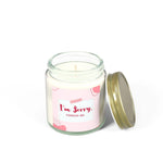 I Am Sorry Forgive Me Romantic Candle for Couples, Coconut Apricot Wax Candle, Scented Candle for Home Decor, Valentine's Day Gift Candle - Cocoon Candles