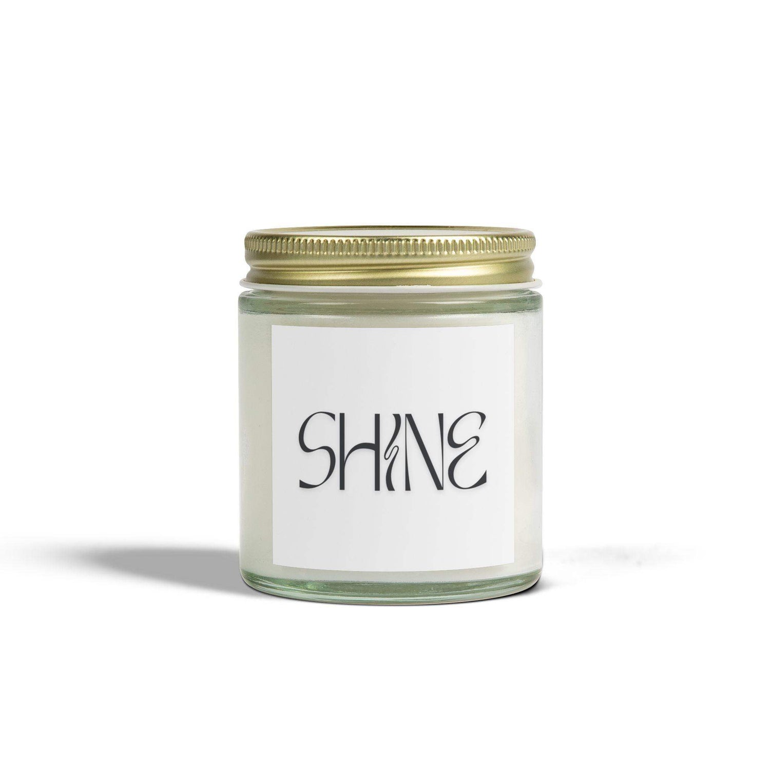 Shine Design Scented Candles, Coconut Apricot Wax Candles, Gold Lid Amber & Clear Vessels Candles, Decorative Candles Housewarming Gift - Cocoon Candles