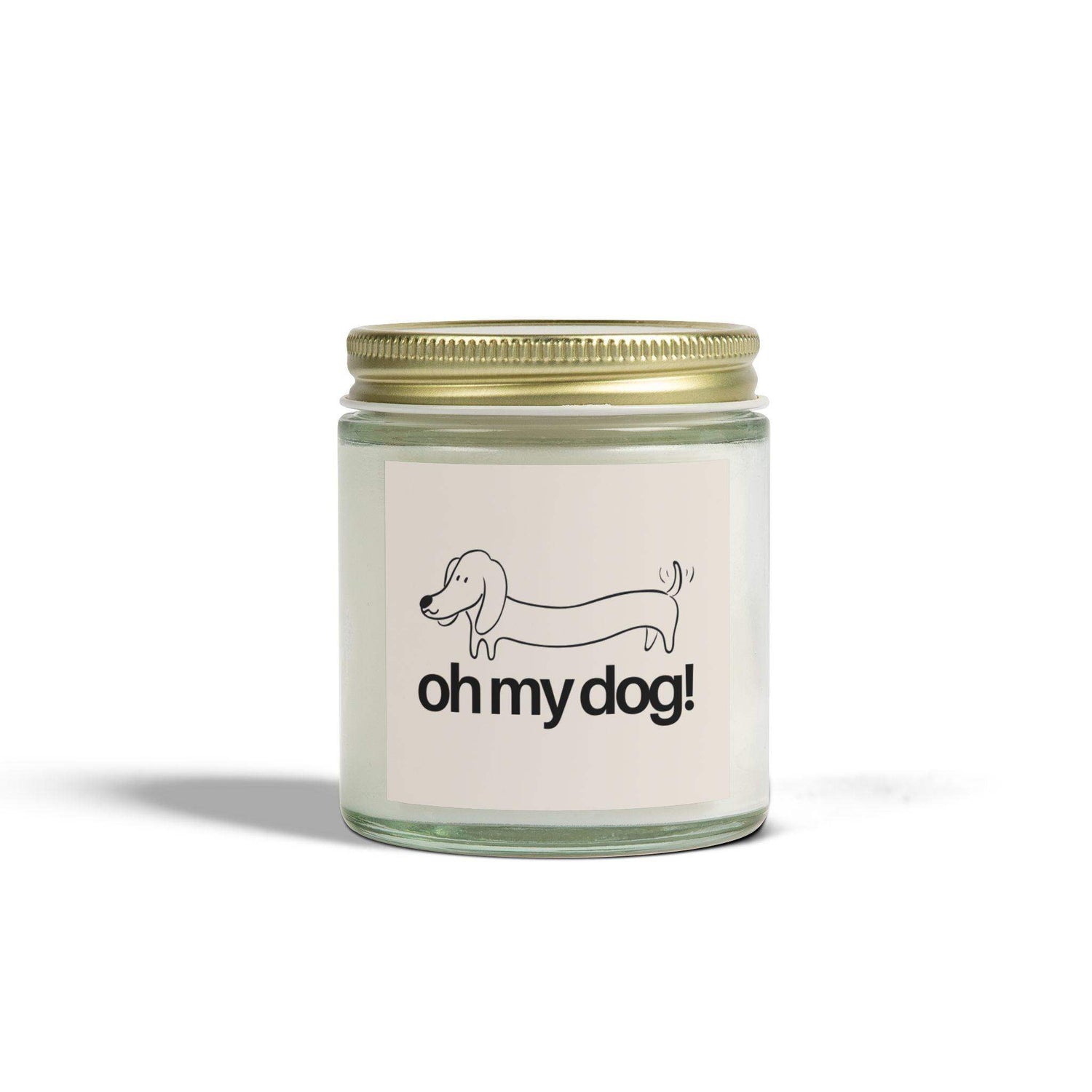 Oh My Dog! Personalized Tin Candle – Custom Scented Gift for Dog Lovers, Pet Parent Keepsake, Fun & Adorable Decor - Cocoon Candles