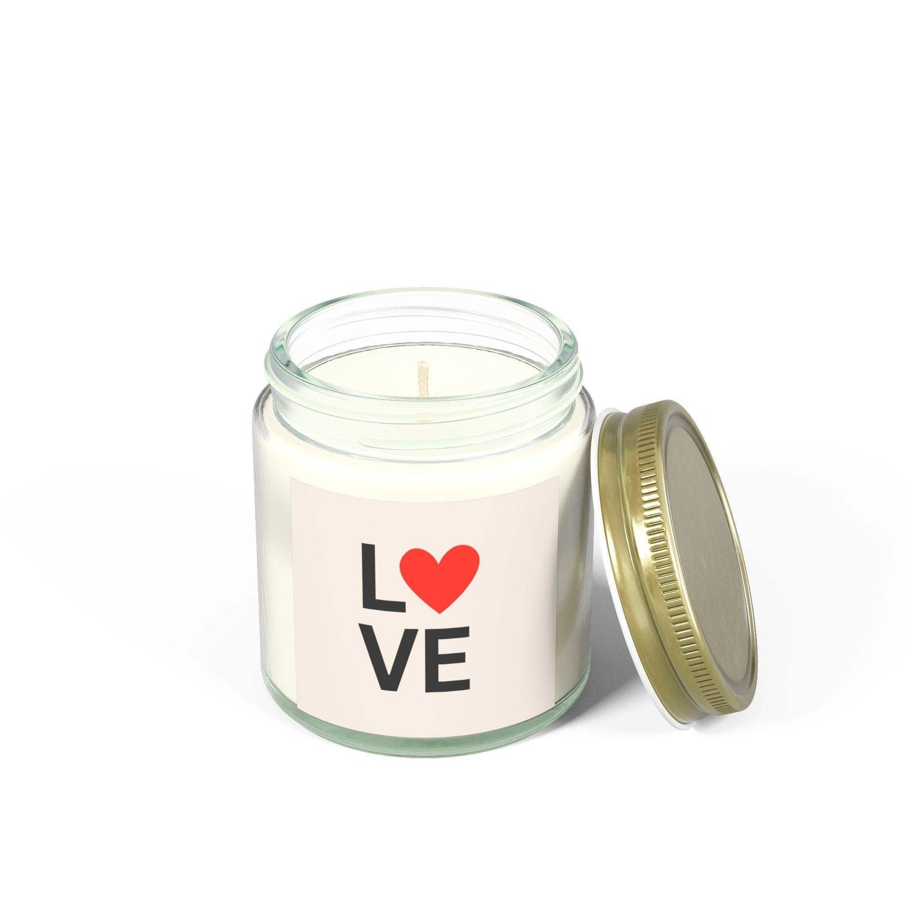 Scented Candles, Love Aromatherapy Candle, Romantic Home Décor, Relaxing Candle Gift, Coconut Apricot Wax Candle, Valentine's Day Gift, - Cocoon Candles