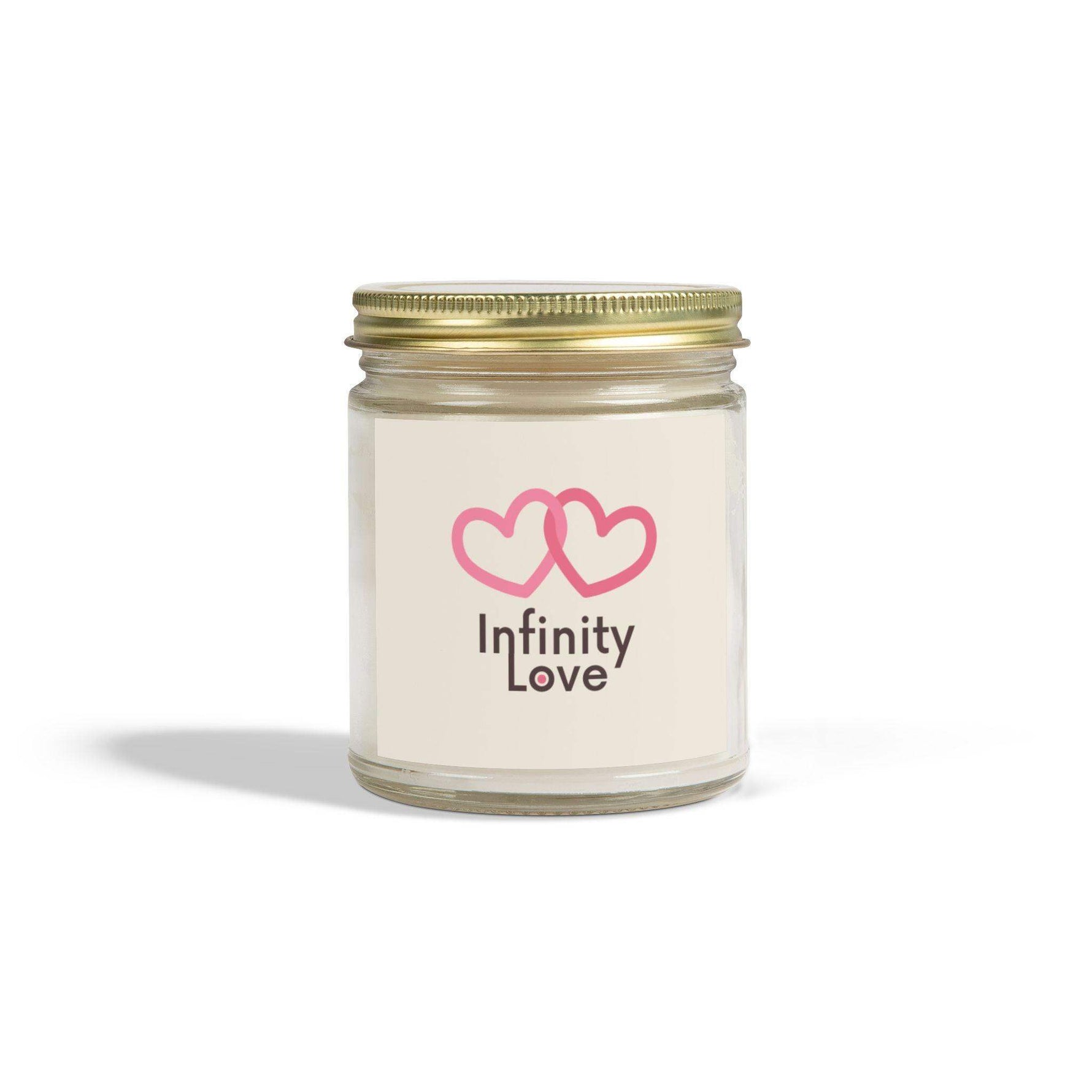 Infinity Love Personalized Tin Candle – Custom Scented Gift, Eternal Love Keepsake, Romantic Candle for Couples, Anniversaries & Special Moments - Cocoon Candles