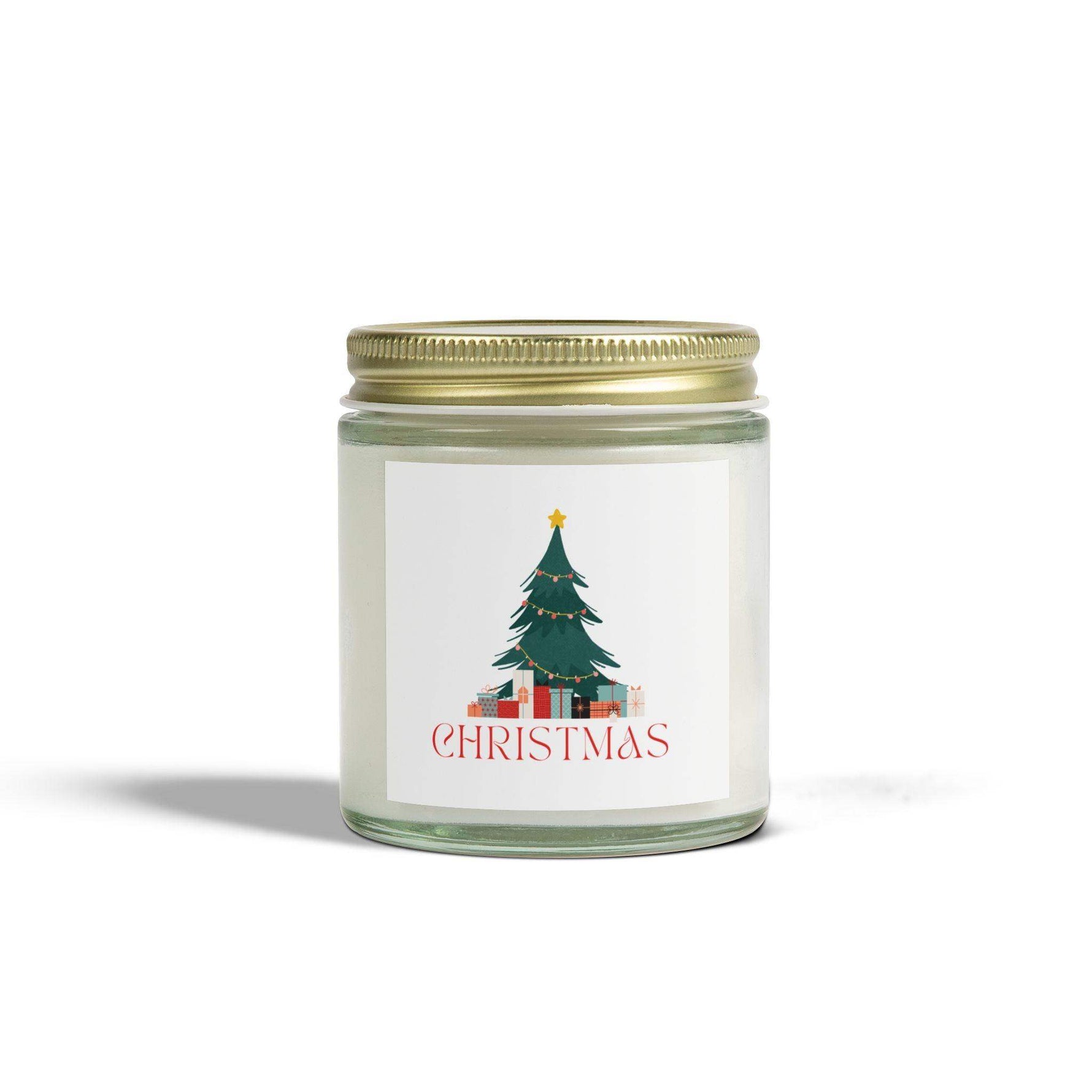 Christmas Tree Decorative Candles Housewarming Gift, Handmade Luxury Scented Candles, Coconut Apricot Soy Wax Unique Candles Holiday Gift - Cocoon Candles