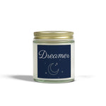 Dreamer Scented Candle, Coconut Apricot Wax Candle, 4oz & 9oz Long-Lasting Burn Candle, 9 Scents Clear Vessel with Gold Lid Candle Cozy Gift - Cocoon Candles