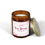 I Am Sorry Forgive Me Romantic Candle for Couples, Coconut Apricot Wax Candle, Scented Candle for Home Decor, Valentine's Day Gift Candle - Cocoon Candles