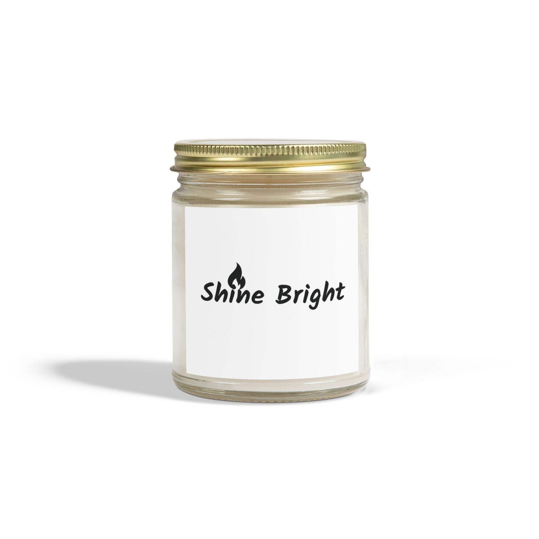 Shine Bright Personalized Tin Candle – Custom Inspirational Gift, Scented Candle for Home Décor, Uplifting Motivational Gift, Elegant Minimalist Design - Cocoon Candles