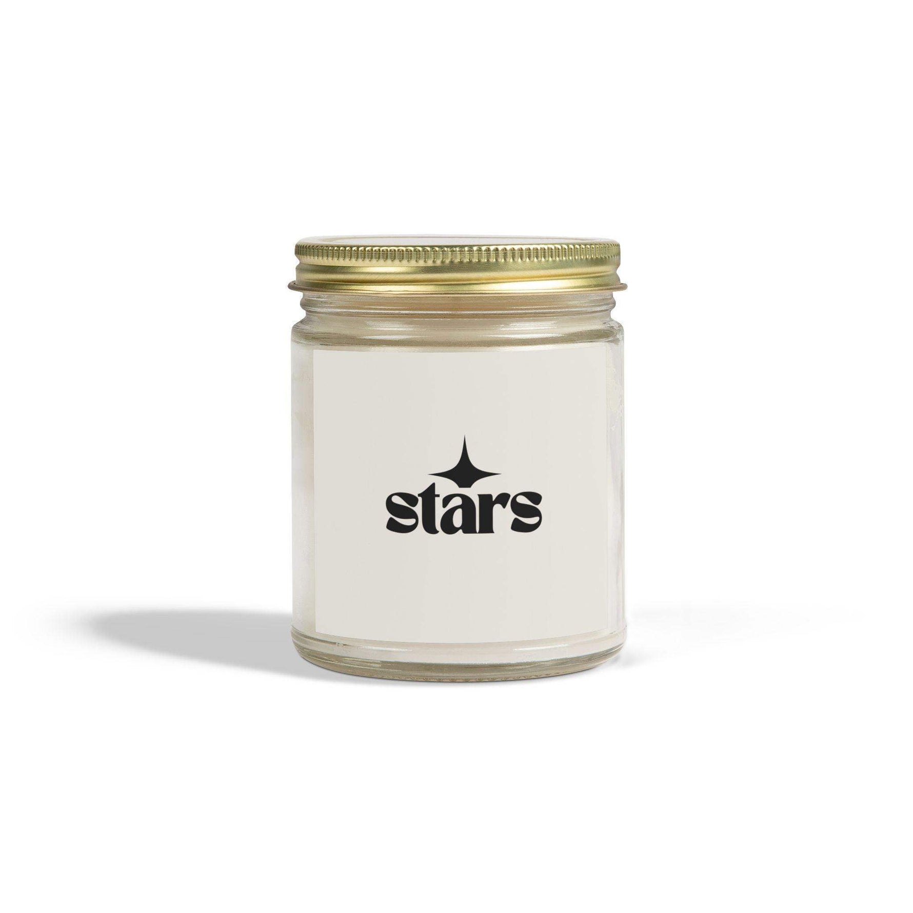 Star Glass Scented Candles, Coconut Apricot Candles for Home Outdoor Use, Natural Soy Wax Home Fragrance Decor Gift, Luxury Scented Candles - Cocoon Candles