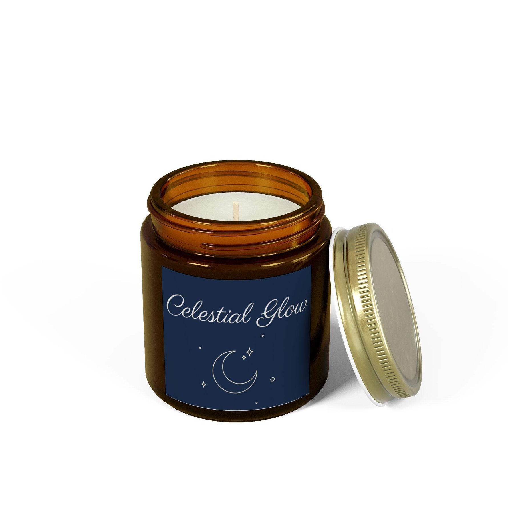 Celestial Glow Aromatherapy Candle for Home Decor, 4oz and 9oz Coconut Apricot Wax Candle, Decorative Scented Candle, Holiday Unique Candle - Cocoon Candles