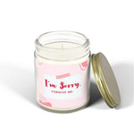 I Am Sorry Forgive Me Romantic Candle for Couples, Coconut Apricot Wax Candle, Scented Candle for Home Decor, Valentine's Day Gift Candle - Cocoon Candles