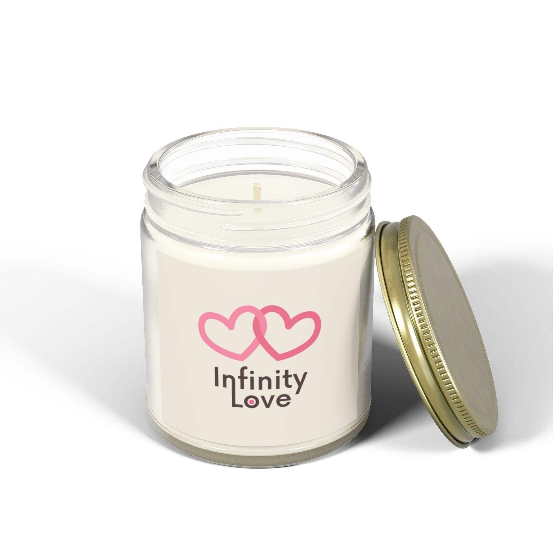 Infinity Love Personalized Tin Candle – Custom Scented Gift, Eternal Love Keepsake, Romantic Candle for Couples, Anniversaries & Special Moments - Cocoon Candles